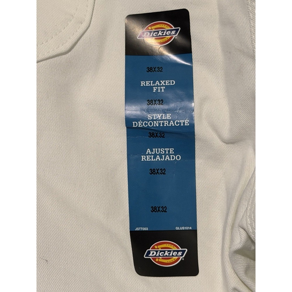 Dickies Sherwin Williams Mens Relaxed Fit Utility White Painters Pants 38x32 - Picture 3 of 5